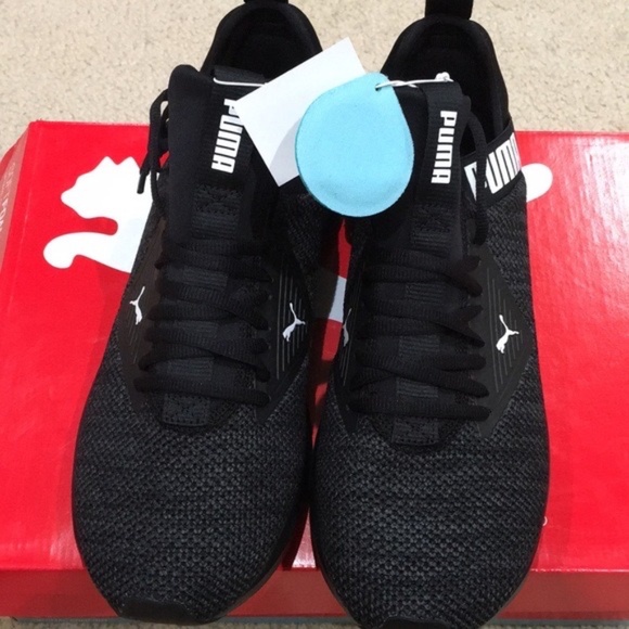 NEW Puma Men Enzo Beta Woven shoes SNEAKER BLACK HEATHERED NIB - Picture 6 of 6